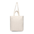 VINGA Hilo AWARE™ recycled canvas zip tote, off white
