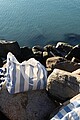 VINGA Lagoa GRS beach bag, light blue