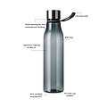 VINGA Lean RCS RPET waterbottle 800 ML, anthracite