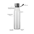 VINGA Lean RCS RPET waterbottle 800 ML, transparent