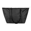 VINGA Livorno GRS recycled polyester weekend bag, black