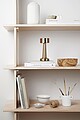 VINGA Maris RCS recycled ABS table lamp, golden