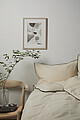 VINGA Marston OCS organic cotton bed linen, 4 pcs set, beige