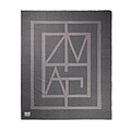 VINGA Monogram GRS blanket, grey