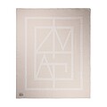 VINGA Monogram GRS blanket, natural raw
