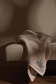 VINGA Monogram GRS blanket, natural raw