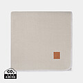 VINGA Moulton GRS RPET blanket, beige, feather grey