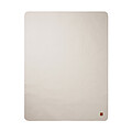 VINGA Moulton GRS RPET blanket, beige, feather grey