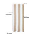 VINGA Ornos GRS recycled cotton hammam towel, beige, white