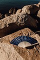 VINGA Out of office hand fan, navy