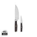 VINGA Tara RCS recycled steel chefs set, steel
