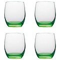 VS HATTA set of 4 neon glasses, green