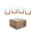 VS HATTA set of 4 neon glasses, orange