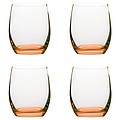 VS HATTA set of 4 neon glasses, orange