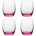 VS HATTA set of 4 neon glasses, pink