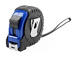 VULCANO tape measure 7,5 metres, royal blue