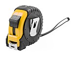 VULCANO tape measure 7,5 metres, yellow