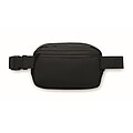 Waist bag in 210D polyester, black