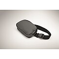 Waist bag in 210D polyester, stone grey
