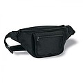 Waist bag with pocket, black