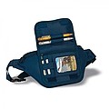 Waist bag with pocket, blue