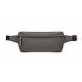 Waist pack in 600D RPET, stone grey
