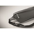 Waist pack in 600D RPET, stone grey