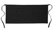 Waiters apron short 195gsm, black