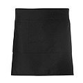 Waiters apron short 195gsm, black
