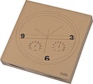 Wall clock, half display printable