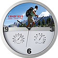 Wall clock, half display printable