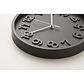 Wall clock in PP, black
