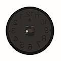 Wall clock in PP, black