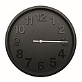 Wall clock in PP, black