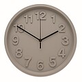 Wall clock in PP, grey