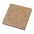 Wall clock, white display