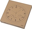 Wall clock, white display