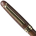 Walnut wooden pen Noa, brown