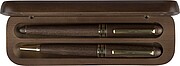 Walnut wooden pen Noa, brown