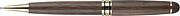 Walnut wooden twist ballpen Noa, brown
