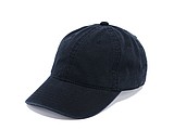 Washed light cap, black