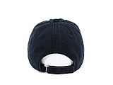 Washed light cap, black