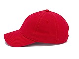 Washed light cap, red