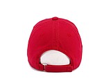 Washed light cap, red