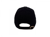 Washed slub cap, black