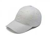 Washed slub cap, white