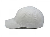 Washed slub cap, white