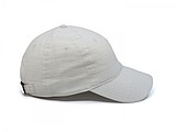 Washed slub cap, white