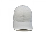 Washed slub cap, white