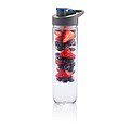 Water bottle with infuser blue